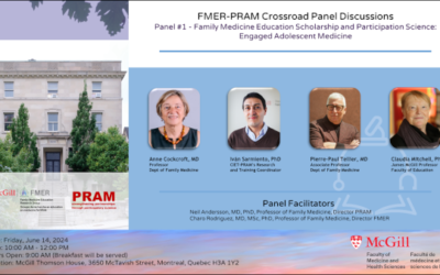 FMER-PRAM Crossroad Panel Discussions Panel #1 –  Family Medicine Education Scholarship and Participation Science:  Engaged Adolescent Medicine