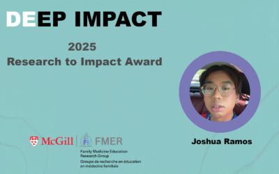 FMER Graduate Student Joshua Ramos Named Research-to-Impact Scholar