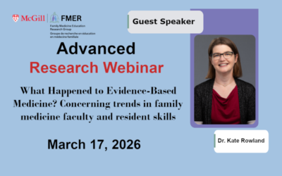 What Happened to Evidence-Based Medicine? Concerning trends in family medicine faculty and resident skills